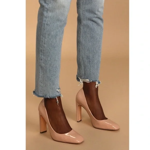 Lulu's Blush Pink Heels - Picture 6 of 8